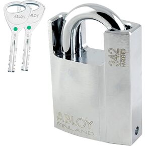 قفل ENFORCER ABLOY 342-25 - هيكل من الفولاذ المقوى مع تكبل بورون محمي 10 مم - أمان مضاد للقطع/النزع للأبواب المنزلقة والسكك الحديدية والمقطورات والمستودعات in Kuwait