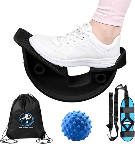 حزام تمتد Jiurun ، روك القدم ، مجموعة نقالة القدم وعجل ، مناسبة لتمديد الساقين والفخذين والعجول وأوتار الركبة ، حزام نقالة الساق ، كرة تدليك. in Kuwait