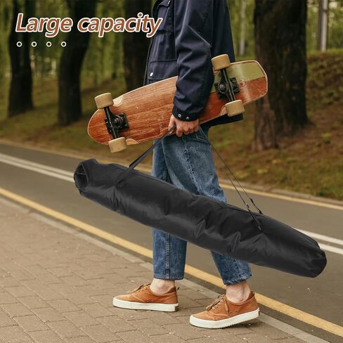 PRETYZOOM حقيبة كتف لوح التزلج إمالة مزدوجة مقاومة للماء 600d أكسفورد النسيج حقيبة تخزين لوح التزلج للتزلج في الهواء الطلق in Kuwait