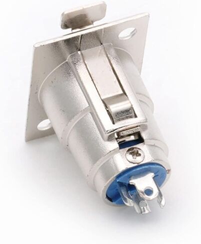 3 دبوس أنثى X L R لوحة جبل الهيكل دفع نوع X L R جاك موصل مقبس 10 قطعة in Kuwait