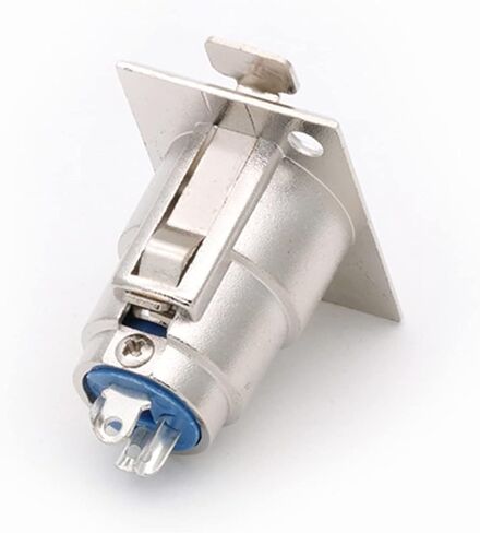 3 دبوس أنثى X L R لوحة جبل الهيكل دفع نوع X L R جاك موصل مقبس 10 قطعة in Kuwait