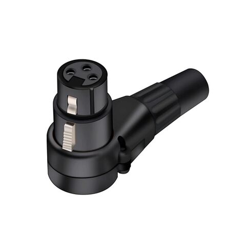 3 أقطاب الزاوية اليمنى X L R موصل ذكر أنثى X L R 3Pin Mic Plug موصل كابل الصوت موصل متعدد الاتجاهات 10 قطع (5xD1013 فضي) in Saudi Arabia
