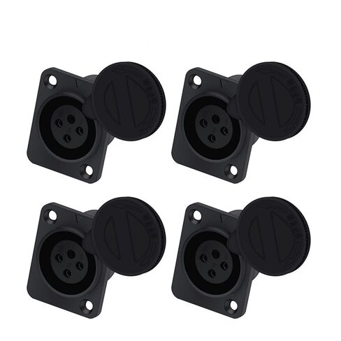 X L R أنثى المقبس 3Pin موصل لوحة جبل نوع لحام ل M I C مع غطاء حماية 10 قطعة in Kuwait