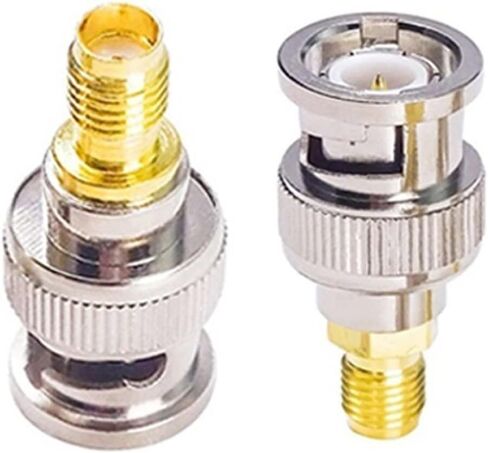 4 أنواع S M A إلى B N C موصل هوائي S M A ذكر أنثى إلى B N C ذكر أنثى RF محول محوري 2 قطعة (SMA J إلى BNC K-2pcs) in Kuwait