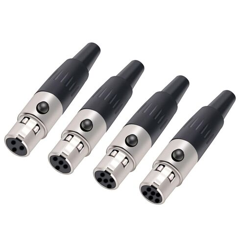 X L R 3Pin 4Pin 5Pin 6Pin Female Jack Plug Soldering M I C Cable Wire Connector Small X L R Socket Microphone Plug Jack 10Pcs(10xF 6P) in Saudi Arabia