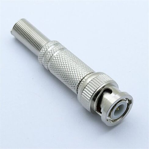 B N C موصل سلك لحام ذكر التوصيل مع زنبرك لمحول موصل محوري RF المنهي 10 قطعة in Kuwait