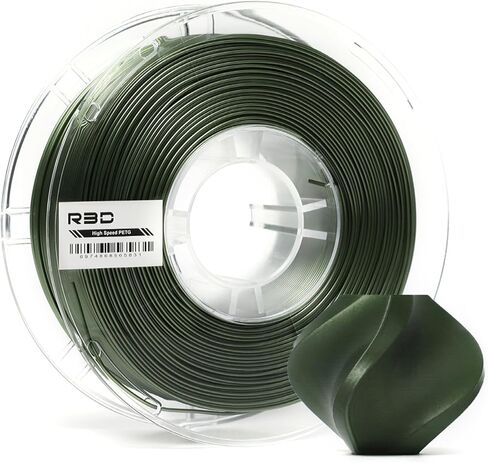 R3D High Speed PETG PRO Filament 1.75mm 1KG, 3D Printer Filament for 30-500 mm/s High-Speed Printing, Dimensional Accuracy +/- 0.02 mm, Plastic Spool, Compatible with AMS (Peach Pink) in Saudi Arabia