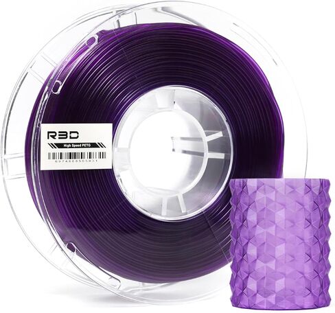 R3D High Speed PETG PRO Filament 1.75mm 1KG, 3D Printer Filament for 30-500 mm/s High-Speed Printing, Dimensional Accuracy +/- 0.02 mm, Plastic Spool, Compatible with AMS (Peach Pink) in Saudi Arabia