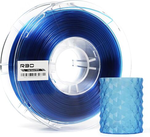 R3D High Speed PETG PRO Filament 1.75mm 1KG, 3D Printer Filament for 30-500 mm/s High-Speed Printing, Dimensional Accuracy +/- 0.02 mm, Plastic Spool, Compatible with AMS (Peach Pink) in Saudi Arabia