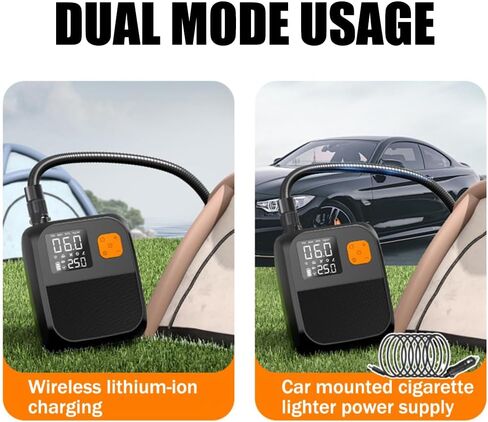 3T6B Rechargeable Paddle Board Pump with 8000mAh Battery,25PSI High Pressure SUP Pump & Car Adapter Powered Portable Electric Air Pump,for Stand Up Paddle Boards,Boats,Tent and Kayaks in Kuwait