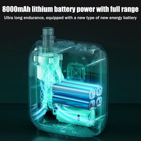 3T6B Rechargeable Paddle Board Pump with 8000mAh Battery,25PSI High Pressure SUP Pump & Car Adapter Powered Portable Electric Air Pump,for Stand Up Paddle Boards,Boats,Tent and Kayaks in Kuwait