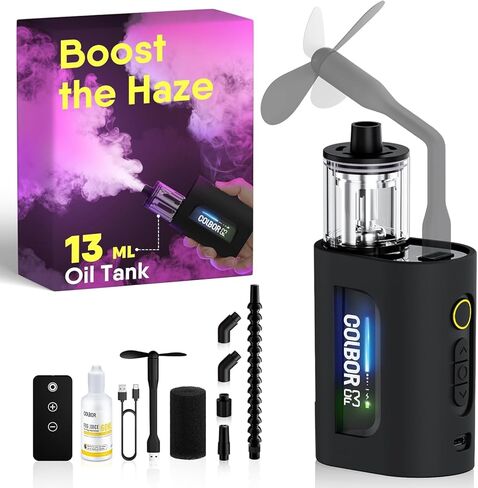 COLBOR Fog Machine Liquid, 60ml Fog Juice High Density Odorless Vegetable Glycerin Based Smoke Machine Fluid for Mini Portable Fog Machine COLBOR CF5 in Saudi Arabia