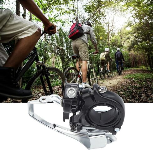 ويك دراجة هوائية جبلية دراجة أمامية Derailleur شيفتر سبائك الألومنيوم ملحقات الدراجة عالية الكربون الصلب خفيفة الوزن دقيقة عالية القوة متينة لـ 42 34 24T و42 32 22T ثلاثة in Saudi Arabia