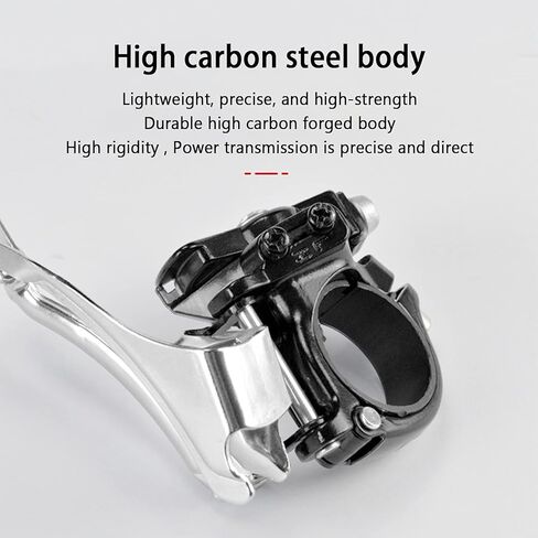 ويك دراجة هوائية جبلية دراجة أمامية Derailleur شيفتر سبائك الألومنيوم ملحقات الدراجة عالية الكربون الصلب خفيفة الوزن دقيقة عالية القوة متينة لـ 42 34 24T و42 32 22T ثلاثة in Saudi Arabia