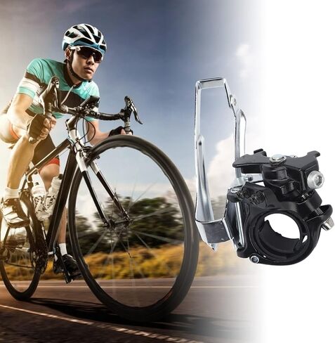 ويك دراجة هوائية جبلية دراجة أمامية Derailleur شيفتر سبائك الألومنيوم ملحقات الدراجة عالية الكربون الصلب خفيفة الوزن دقيقة عالية القوة متينة لـ 42 34 24T و42 32 22T ثلاثة in Saudi Arabia