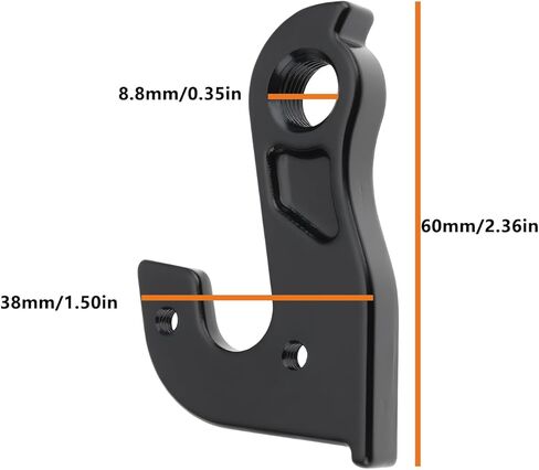 SING F LTD Aluminium Bike Rear Derailleur Hanger Gear Mech CC175 Compatible with Voodoo Bizango Mambo Black in Saudi Arabia