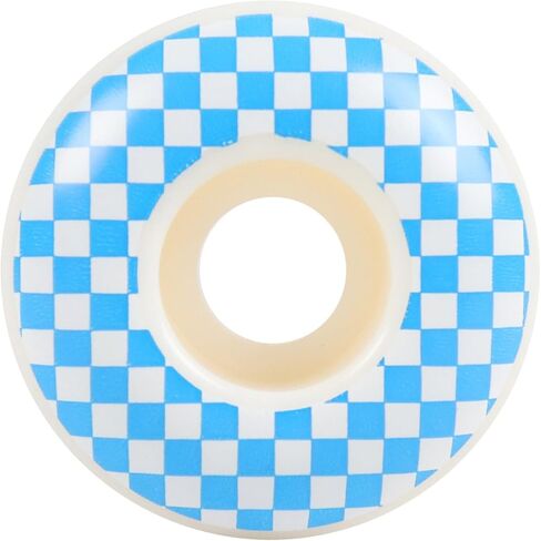 Skateboard Wheels 52mm x 31mm 100A High Rebound Checker White/Blue in Saudi Arabia