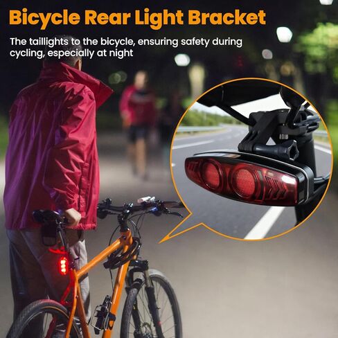 دعامة إضاءة خلفية كهربائية، حامل كاميرا رياضية، ستانلس ستيل ABS، ملحق أمان، حامل كاميرا دراجة لعشاق ركوب الدراجات in Kuwait