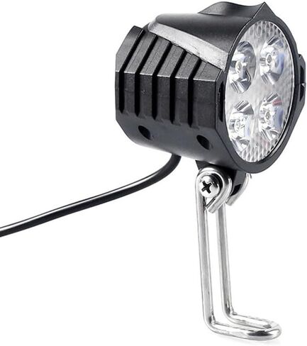 E-Bike Headlight 36V/48V CAN Protocol with 2 Pin SM Connector Front LED Lamp for Bafang for BBS01/BBS02/HD Drive Motor Night Cycling Accessory in Saudi Arabia
