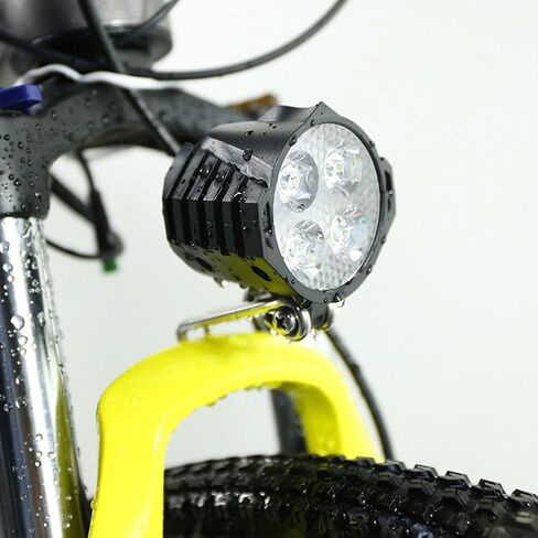 E-Bike Headlight 36V/48V CAN Protocol with 2 Pin SM Connector Front LED Lamp for Bafang for BBS01/BBS02/HD Drive Motor Night Cycling Accessory in Saudi Arabia