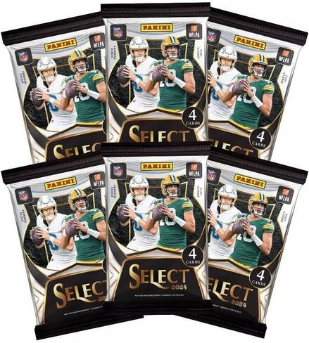 صندوق بانيني 2024 NFL Select لبطاقات التداول لكرة القدم (قطع بريزم صدمات باللونين الأخضر والأصفر) in Saudi Arabia
