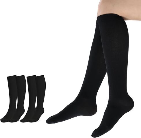 3 Pairs Women & Men's Compression Socks 15-20mmHg Support Stockings in Saudi Arabia