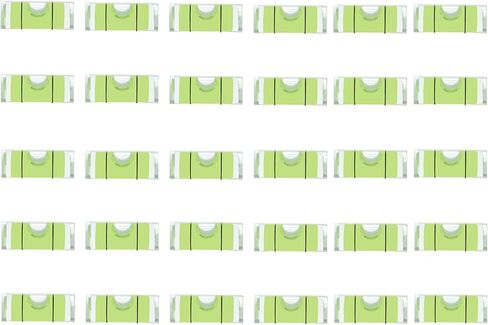 JYK مستوى أسطواني صغير 30 قطعة، مستويات فقاعات أفقية صغيرة 5 × 12 مم - مثالية للقياس والتخطيط والمشروعات اليدوية in Kuwait