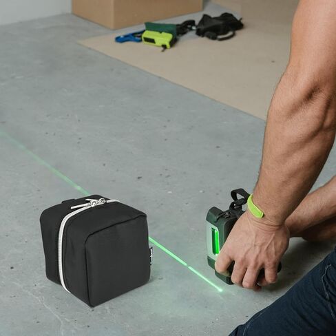 حقيبة حمل لجهاز BOSCH، كلاين، ليزر RockSeed ذاتي التسوية بالليزر، حقيبة حمل لمستوى الليزر، خط عمودي وأفقي، قابلة للدوران 360 درجة، حقيبة تخزين محمولة مقاومة للصدمات، حافظة سوداء فقط in Saudi Arabia