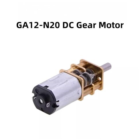 3V6V12V GA12-N20 5 ~ 40RPM DC Gear Motor 1: 1000 نسبة السرعة كبيرة منخفضة السرعة DIY Model (7.5 دورة في الدقيقة، 3V) in Saudi Arabia