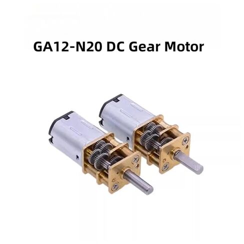 3V6V12V GA12-N20 5 ~ 40RPM DC Gear Motor 1: 1000 نسبة السرعة كبيرة منخفضة السرعة DIY Model (7.5 دورة في الدقيقة، 3V) in Saudi Arabia