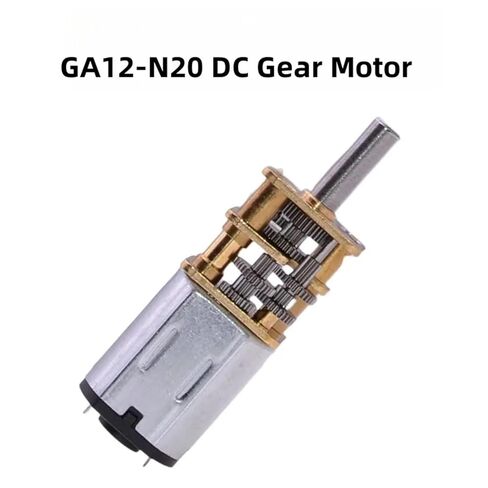 3V6V12V GA12-N20 5 ~ 40RPM DC Gear Motor 1: 1000 نسبة السرعة كبيرة منخفضة السرعة DIY Model (7.5 دورة في الدقيقة، 3V) in Saudi Arabia