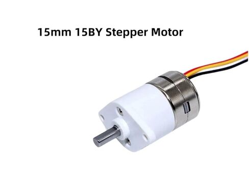 محرك تروس متدرج DC5V12V 15 مللي متر 15BY 2-phase-4-wire بدون فرشاة تروس معدنية كاملة خطوة منخفضة السرعة CW/CCW (نسبة 1-50) in Saudi Arabia