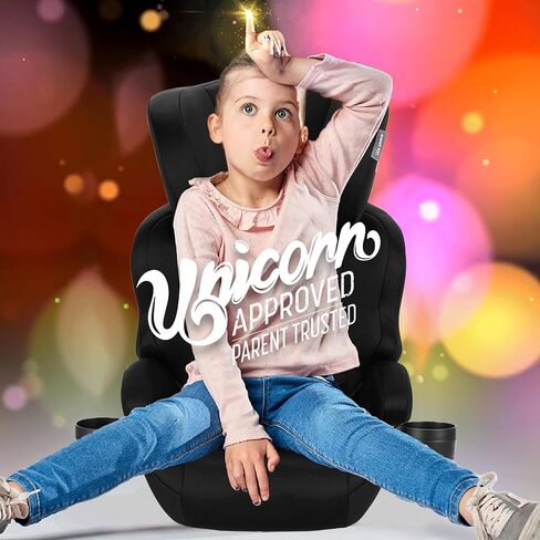 مقعد سيارة معزز بظهر مرتفع من Diono Everett NXT مع مزلاج صلب، تصميم خفيف الوزن ونحيف، مقعد معزز لمدة 8 سنوات، حلوى قطنية وردية in Kuwait