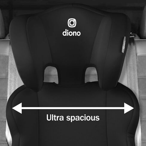 مقعد سيارة معزز بظهر مرتفع من Diono Everett NXT مع مزلاج صلب، تصميم خفيف الوزن ونحيف، مقعد معزز لمدة 8 سنوات، حلوى قطنية وردية in Kuwait