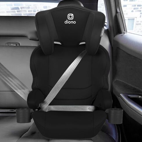 مقعد سيارة معزز بظهر مرتفع من Diono Everett NXT مع مزلاج صلب، تصميم خفيف الوزن ونحيف، مقعد معزز لمدة 8 سنوات، حلوى قطنية وردية in Kuwait