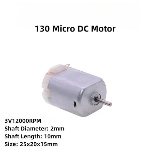 130 140 260 DC Motor with 0.5M 8T/10T/12T Spur/Worm Gear /6mm/13mm/17mm Belt Pulley DIY Model Toy(260 DC Motor,0.5M 10T Gear) in Saudi Arabia