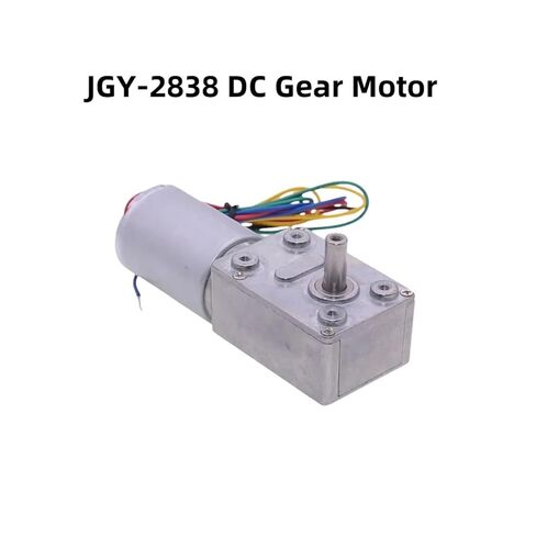 محرك تروس دودي 12 فولت JGY-2838 DC بدون فرش، قفل ذاتي بحد أقصى 60 كجم CW/CCW DIY لعبة الأجهزة المنزلية الكهربائية (محرك PWM، 12V_40RPM) in Saudi Arabia