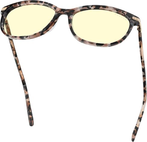 GUNNAR Womens Computer Glasses - Ingrid Pink Flower Amber Lens - Blue Light Blocking Anti Glare in Saudi Arabia