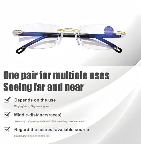 Auto Focus Glasses，Anti-Blue Light Automatic Zoom Reading Intelligent Presbyopia Glass，Self Adjusting Presbyopia Glass in Saudi Arabia
