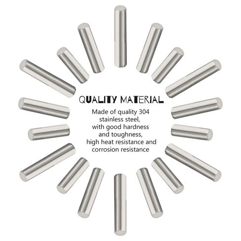 WMYCONGCONG 150 PCS Dowel Pin Shelf Support Pegs M2 M3 M4 Stainless Steel Shelf Support Pin Fasten Elements Dowel Pins Assortment 15 Sizes in Saudi Arabia