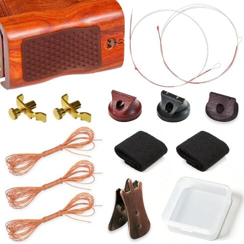مجموعة ملحقات ERHU 12-PCS ، الجسر ، موالف دقيق ، وسادة صوتية ، Qianjin ، MUTE ، PAD PADS المضادة للانزلاق ، ERHU بديل in Saudi Arabia
