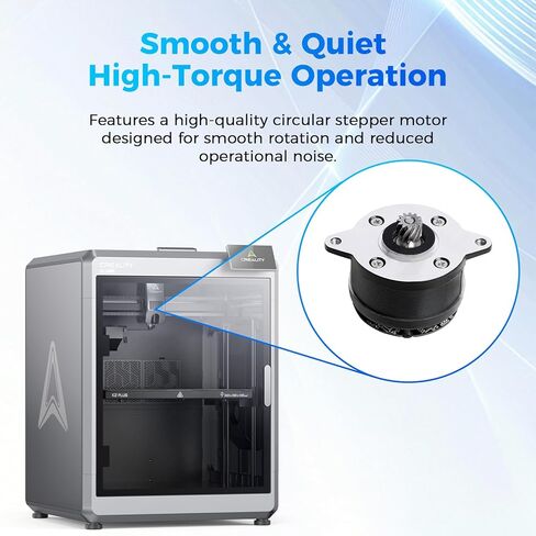 Creality Official K2 Plus Extruder Motor, Original K2 Circular Stepper Motor, k2 Pro E axis Stepper Motor, E Axis Circular Extrusion Motor Replacement for Creality K2/K2 Pro/K2 Plus 3D Printer Parts in Saudi Arabia