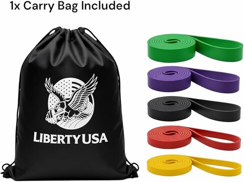 أحزمة مقاومة LibertyUSA، أربطة مساعدة للسحب - أربطة للتمرين، أربطة للتمرين، أربطة مطاطية للتمرين، اللياقة البدنية، التدريب، العلاج الطبيعي للرجال والنساء in Saudi Arabia