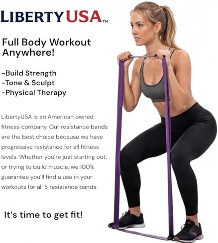 أحزمة مقاومة LibertyUSA، أربطة مساعدة للسحب - أربطة للتمرين، أربطة للتمرين، أربطة مطاطية للتمرين، اللياقة البدنية، التدريب، العلاج الطبيعي للرجال والنساء in Saudi Arabia