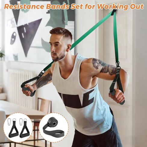 Resistance Bands for Working Out, Pull Up Exercise Bands for Home Workouts Training Bands Set Stretching Physical Muscle Training Home Gym for Women/Men in Saudi Arabia
