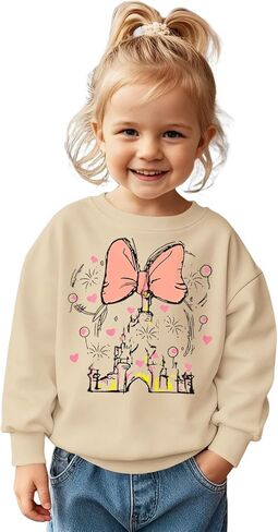 سم C & M WODRO طفل رضيع فتاة المملكة السحرية القلعة البلوز خرافة السحرية القوس البلوز قميص الاطفال الخريف الشتاء الزي in Kuwait