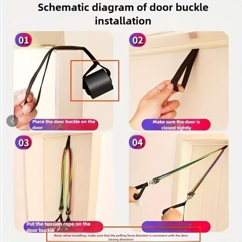 11PCS Resistance Band Set with Foam Handles, Multi-Level Elastic Tubes, for Full-Body Shaping Home Workouts in Saudi Arabia