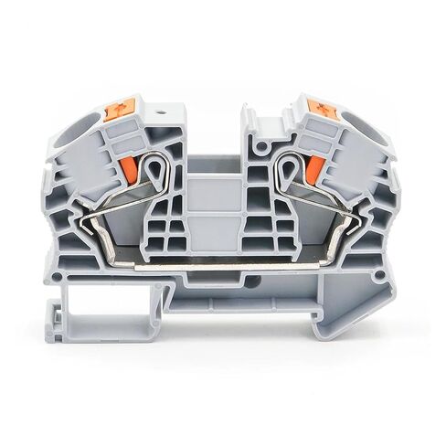 PT-16 DIN Rail Terminal Blocks Wire Connector Push-in Spring Screwless Connection Through Terminal Blocks PT16 in Saudi Arabia