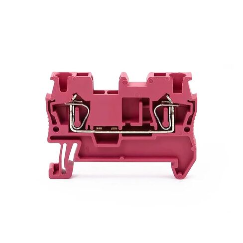 10pcs DIN Rail Terminal Block ST-2.5 Pull Back Spring Connector Without Screws Copper Wire Conductor ST2.5(Blue) in Saudi Arabia