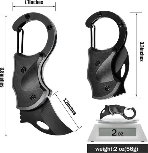 Fathers Day Dad Gifts Small Pocket Knife with Keychain Hunting Essentials Camping Fishing Cool Gadgets Gifts for Him Men Dad Husband Brother Boyfriend Fathers Day Birthday Christmas Anniversary in Kuwait